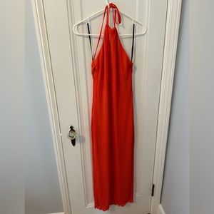 SOFIA RICHIE FREDERICK DRESS IN RED ORANGE size small